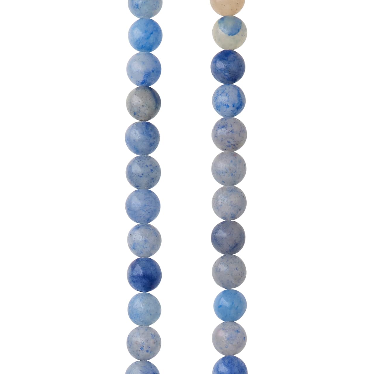 Blue Aventurine Round Beads, 6mm by Bead Landing™